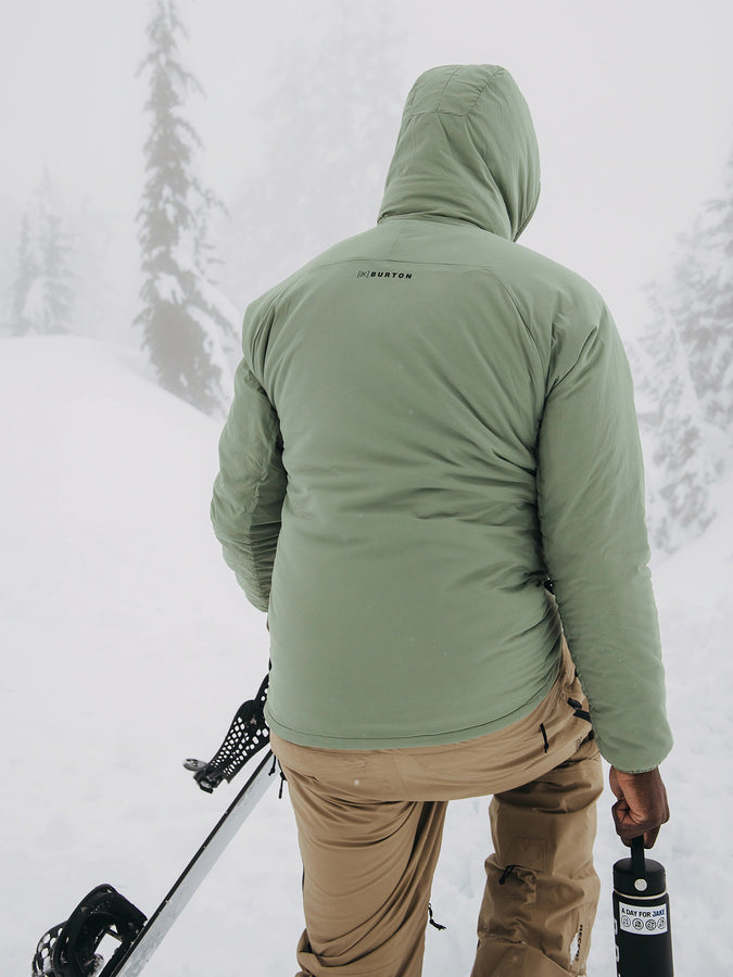  Burton [ak] Helium Hooded Insulated Snowboard Jacket 2023 | HEDGE GREEN (301)