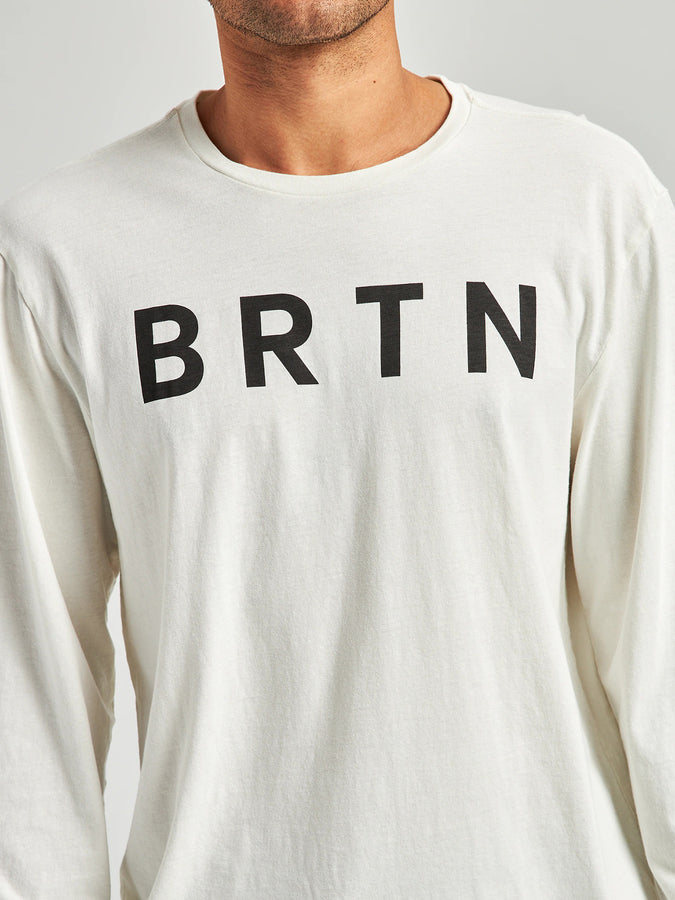 Burton BRTN Long Sleeve T-Shirt | STOUT WHITE (100)