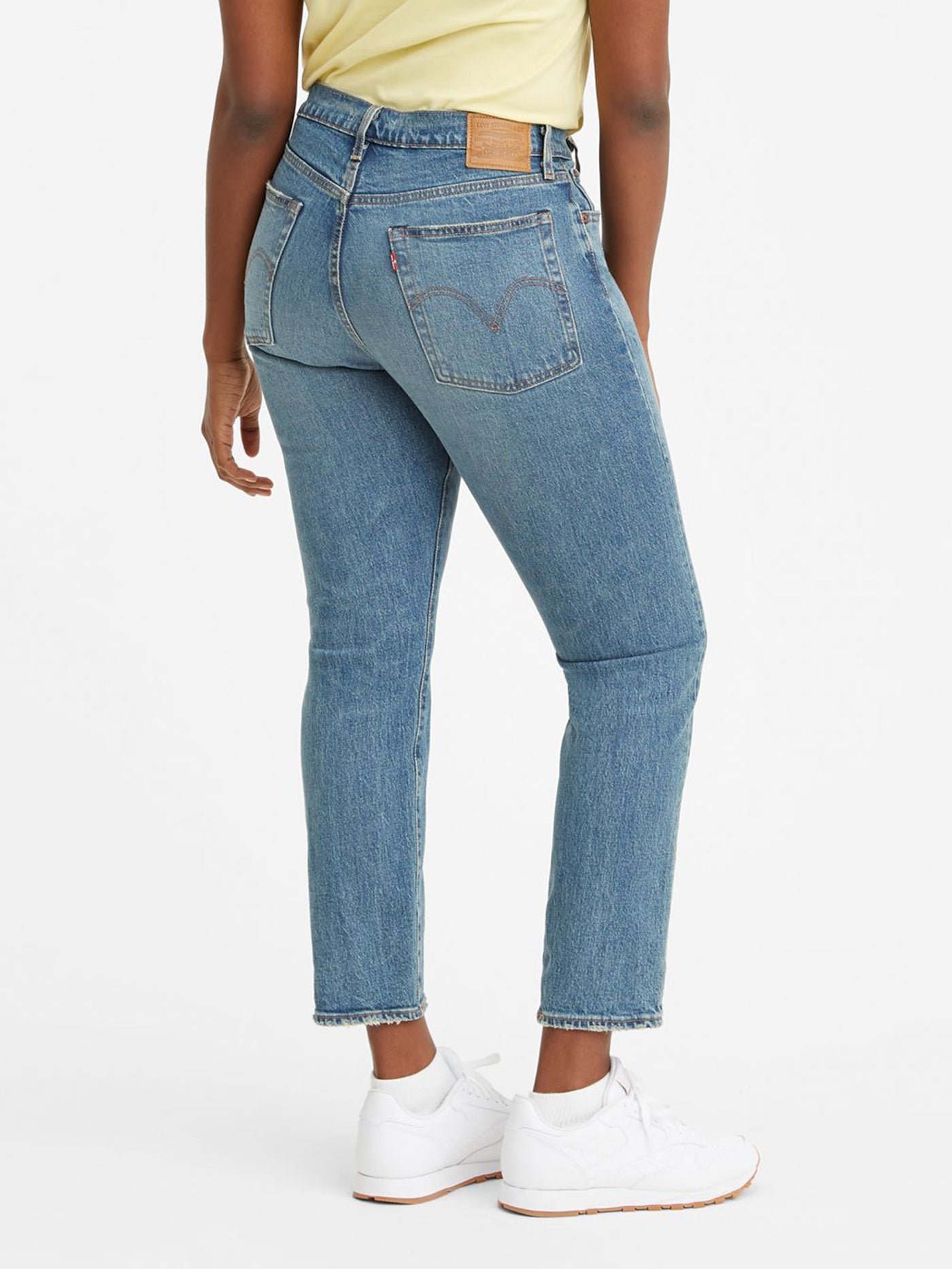 Levis Wedgie Icon High Rise Tapered Straight Fit Jeans