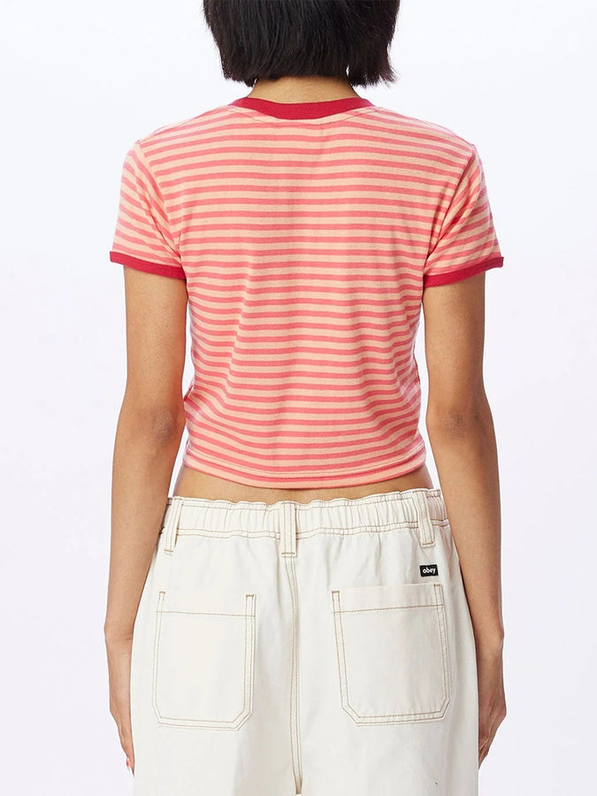 Obey Spring 2023 Zoe T-Shirt | PINK PUNCH MULTI (PIN)