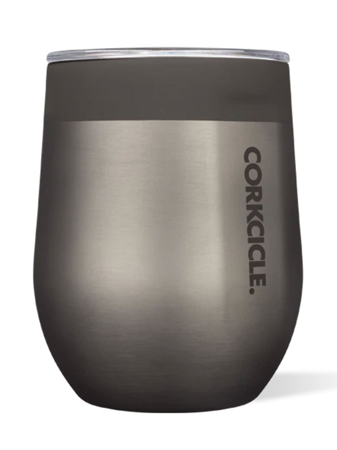 Corkcicle Color Block 12oz Stemless Cup | SHADOW GREY