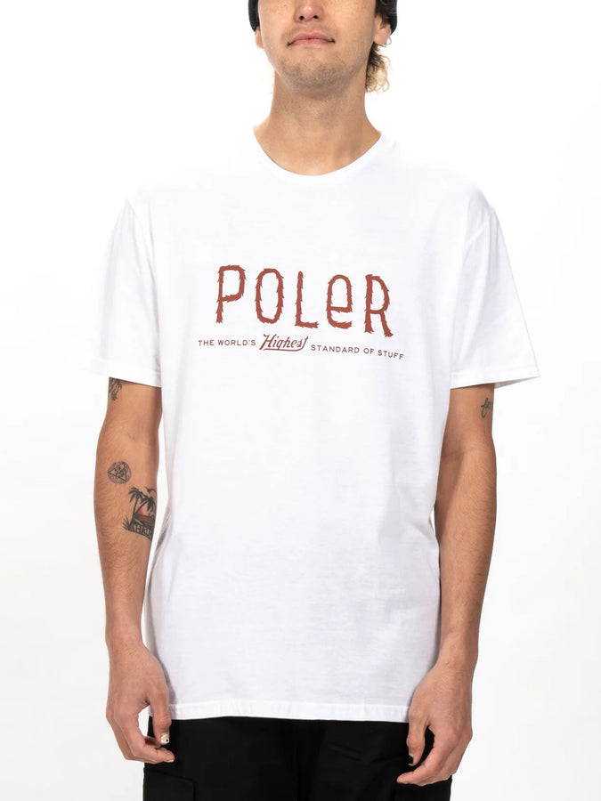 Poler Summer 2023 Furry Font T-Shirt | WHITE (WHT)