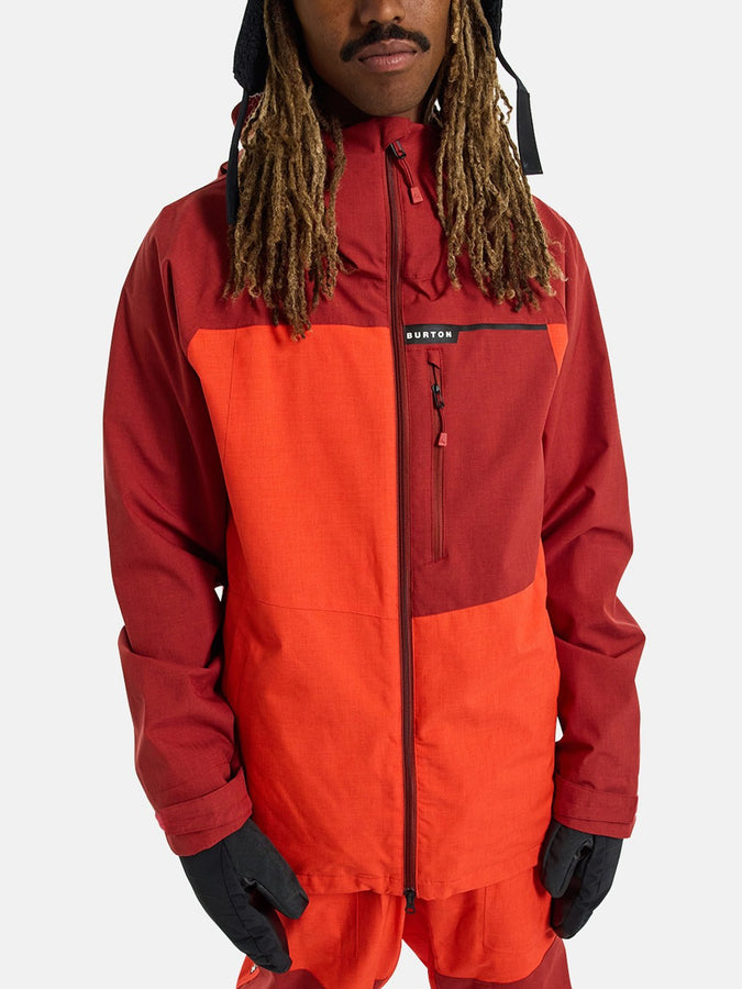 Burton Lodgepole Snowboard Jacket 2023 | SUN DRD TOMATO/TMT (600)