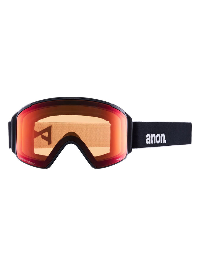 Anon M4S Goggle + Spare Lens + MFI Lens 2024 | BLK/PERC SUNNY RED (003)