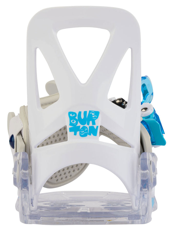 Burton Mini Grom Kids Snowboard Bindings 2024 | WHITE (100)