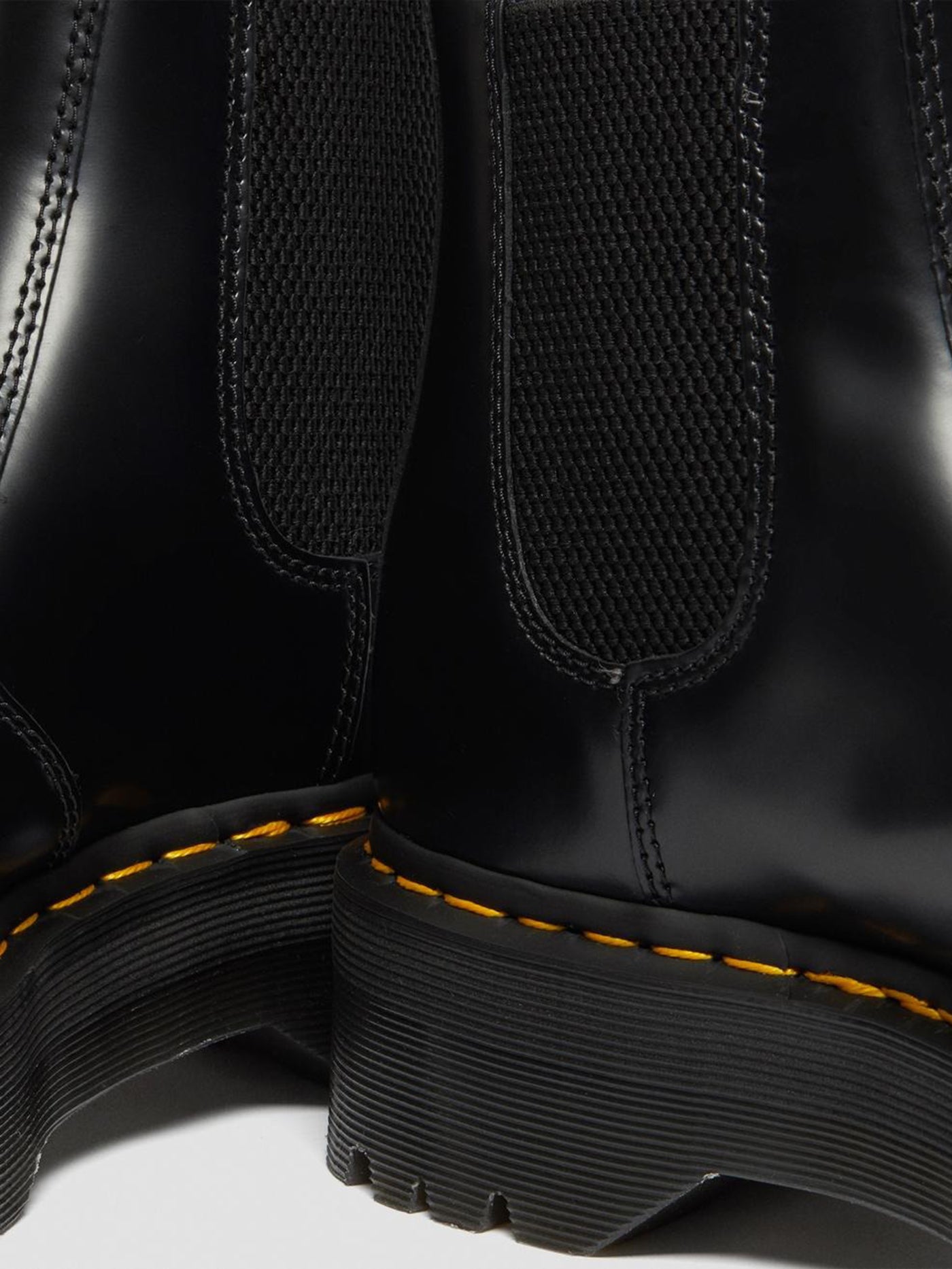 Dr. Martens 2976 Quad Polished Smooth Black Boots