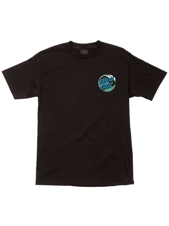 Santa Cruz Wave Dot T-Shirt | BLACK