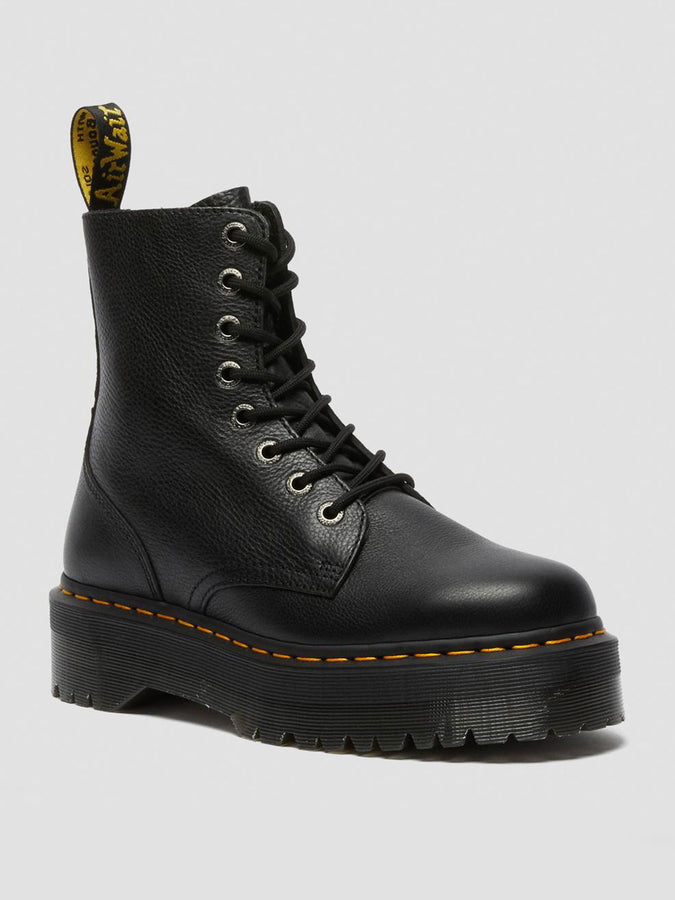 Dr. Martens Jadon Pisa Leather Platform Boots | BLACK