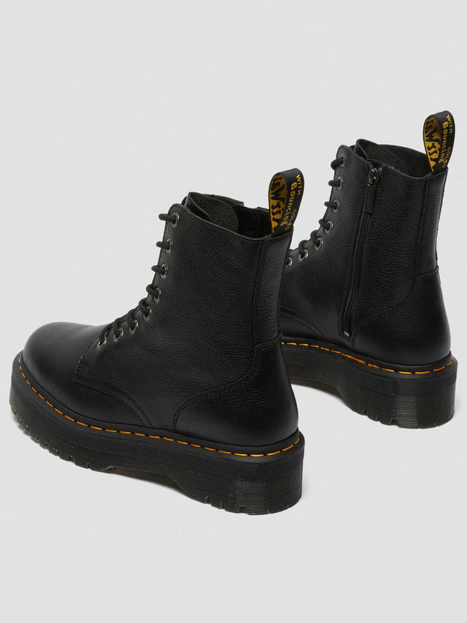 Dr. Martens Jadon Pisa Leather Platform Boots | BLACK