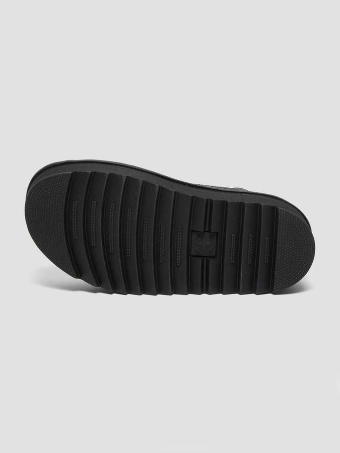 Dr. Martens Voss Leather Strap Platform Sandals | BLACK