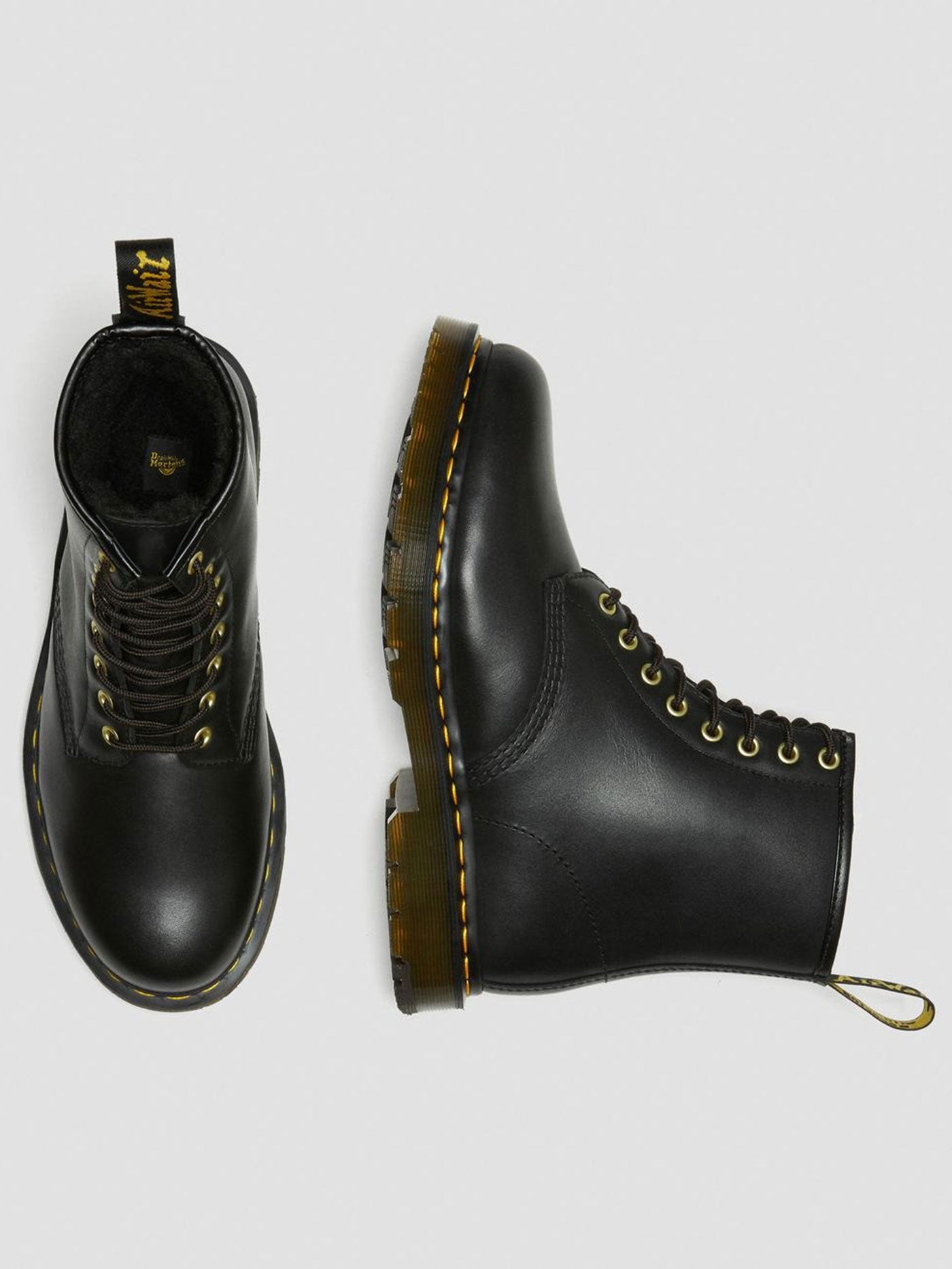 Dr. Martens 1460 Wintergrip Black Blizzard WP Leather Boots | EMPIRE