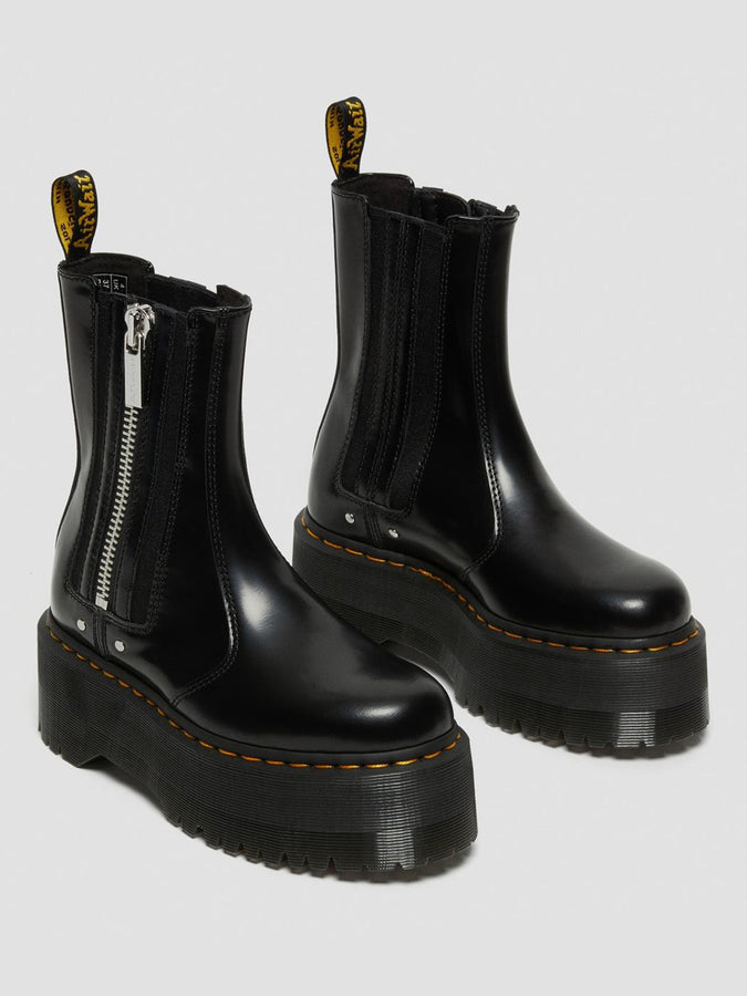 Dr. Martens 2976 Max Platform Chelsea Boots | BLACK BUTTERO