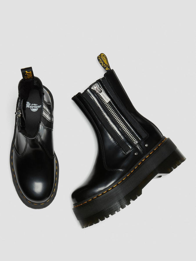 Dr. Martens 2976 Max Platform Chelsea Boots | BLACK BUTTERO