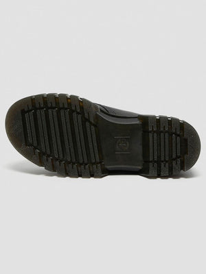 Dr. Martens Audrick Nappa Lux Leather Black Platform Shoes