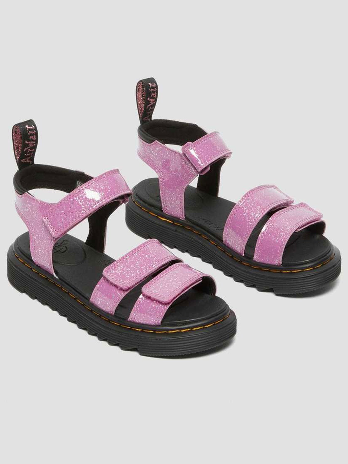 Dr. Martens Klaire Pink Glitter Sandals