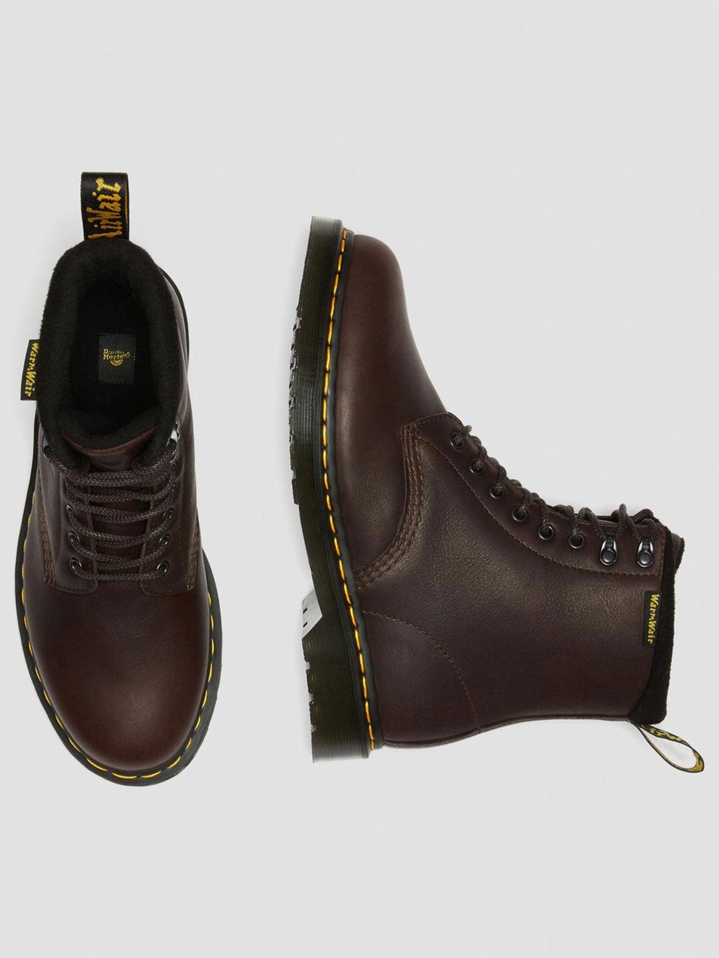 Dr. Martens 1460 Pascal Warmwair Dark Brown Leather Boots | EMPIRE