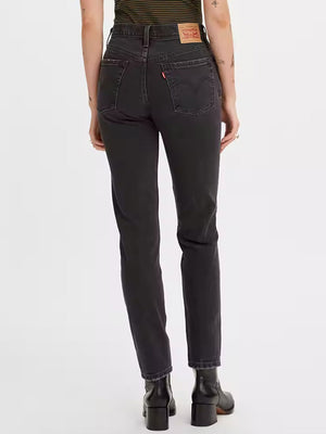 Levi's 501 Black Worn In Skinny Jeans