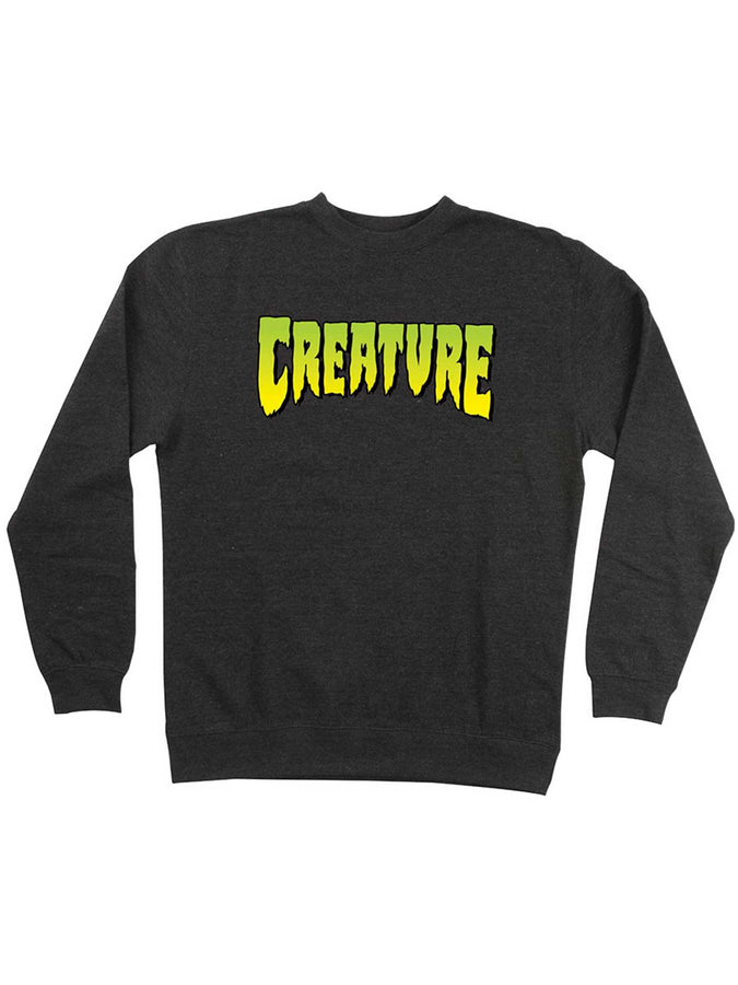 Creature Logo Crewneck Sweatshirt | CHARCOAL HEATHER