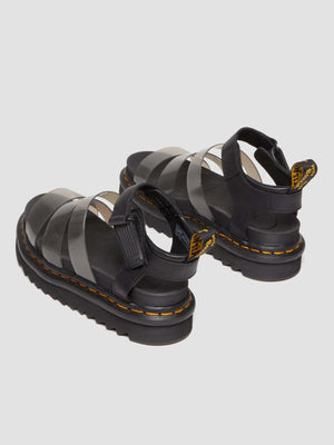 Dr. Martens Spring 2023 Blaire Jelly Glitter Black Sandals