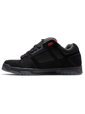 DC Stag Black/Grey/Red Shoes