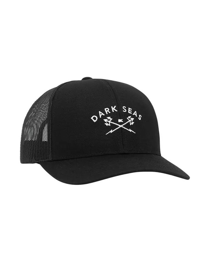 Dark Seas Murre Trucker Hat | BLACK/BLACK (BLK)