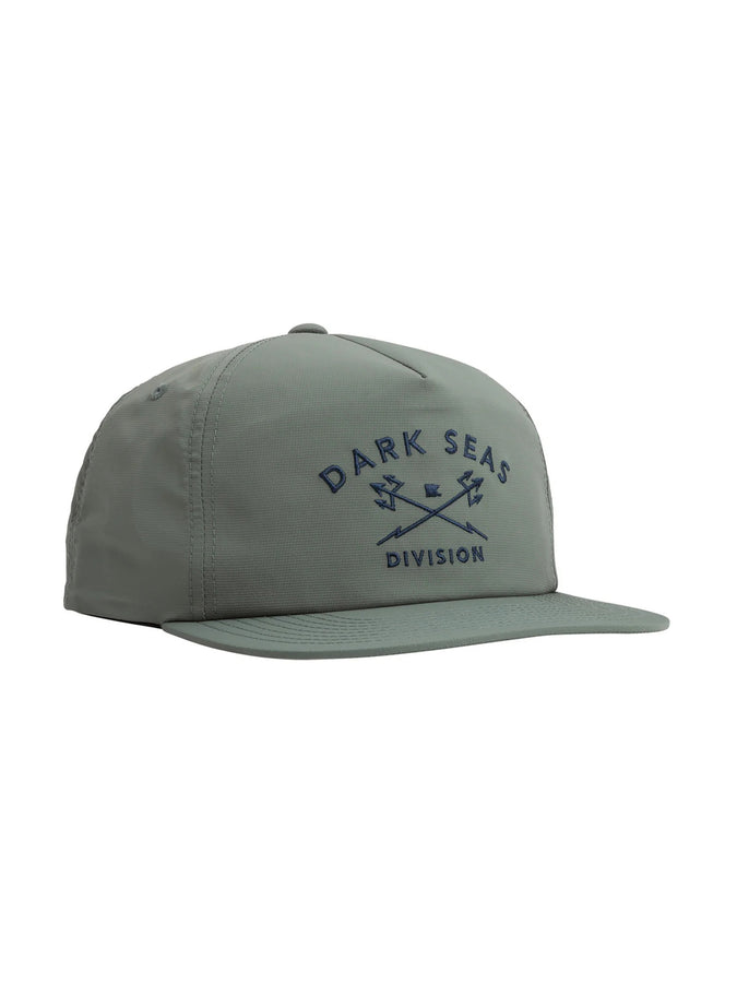 Dark Seas Tridents Nylon Snapback Hat | GREEN (GRN)