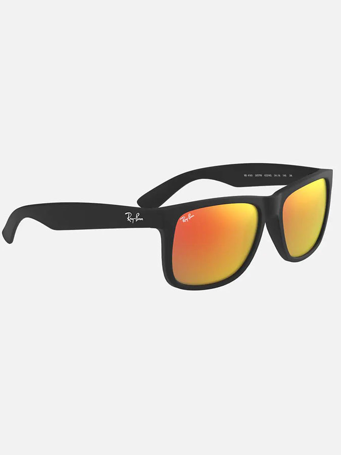 Ray-Ban Justin Color Mix Sunglasses | BLACK/RED MIRROR