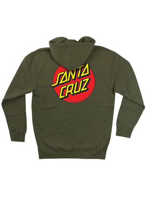 Santa Cruz Classic Dot Zip Hoodie