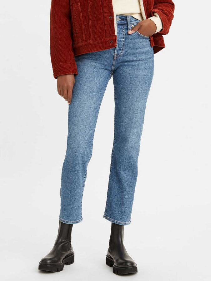 Levi's Wedgie High Rise Straight Fit Jeans | LOVE IN THE MIST (0130)