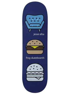 Frog Jesse Alba Ghost Burger 8.5 Skateboard Deck