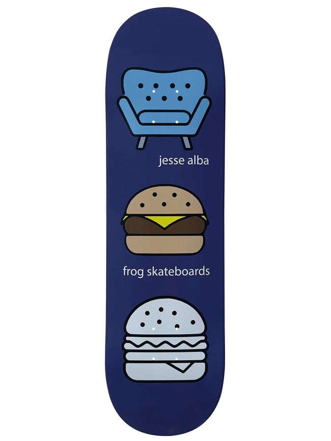 Frog Jesse Alba Ghost Burger 8.5 Skateboard Deck | ASSORTED