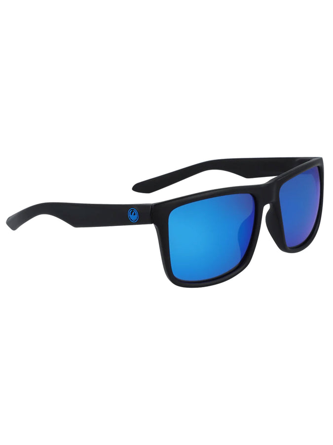 Dragon Meridien LL H2O Polarized Sunglasses | MATTE BLACK/LL BLUE ION