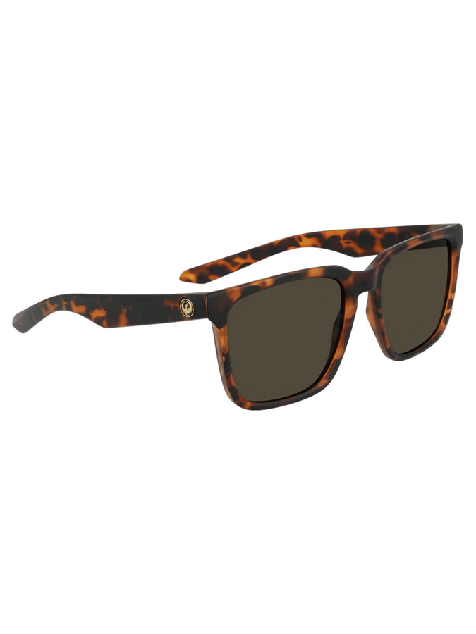 Dragon Baile XL LL Polar Matte Tortoise Sunglasses | POL MT DK TORT/LL BROWN