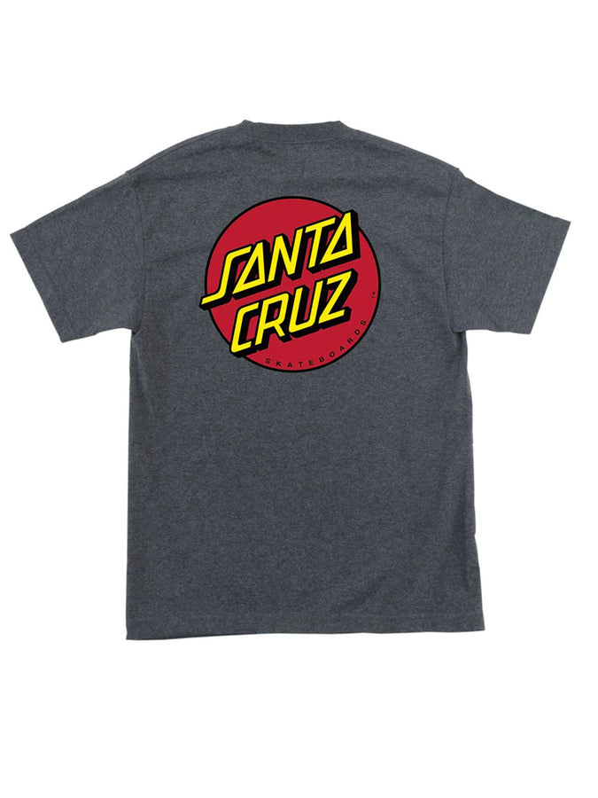 Santa Cruz Classic Dot T-Shirt | CHARCOAL HEATHER