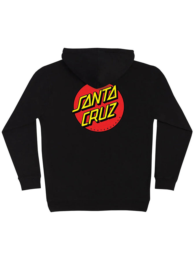 Santa Cruz Classic Dot Zip Hoodie | BLACK