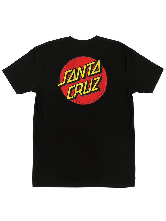 Santa Cruz Classic Dot Chest T-Shirt | BLACK