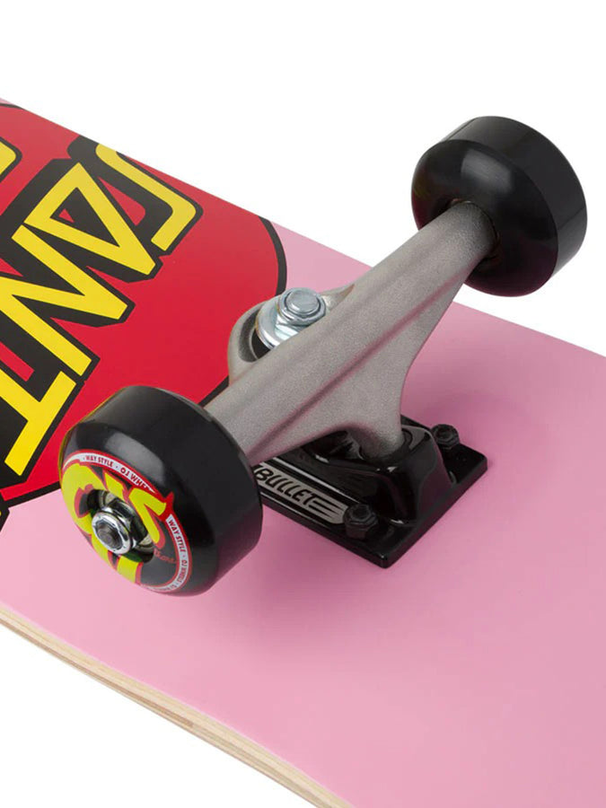 Santa Cruz Classic Dot Micro 7.5 Complete Skateboard | PINK