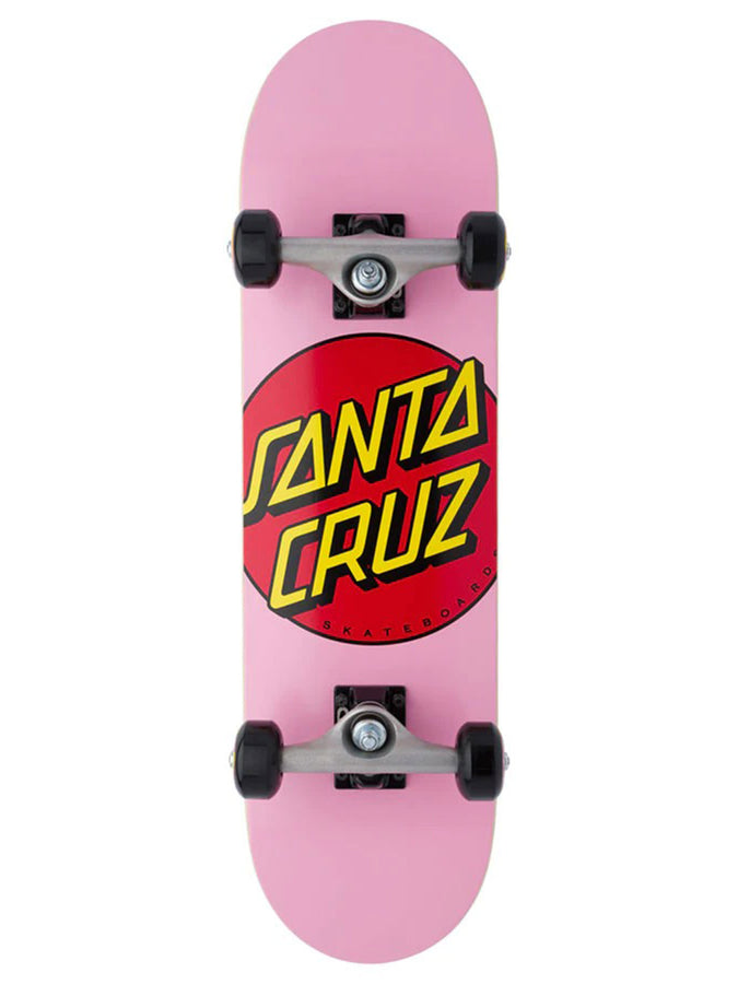 Santa Cruz Classic Dot Micro 7.5 Complete Skateboard | PINK
