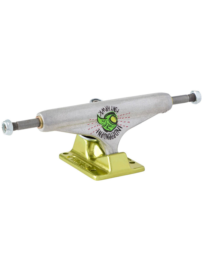 Independent Stage 11 Forged Hollow Hawk Transmission 148MM Trucks | SILVER/GREEN