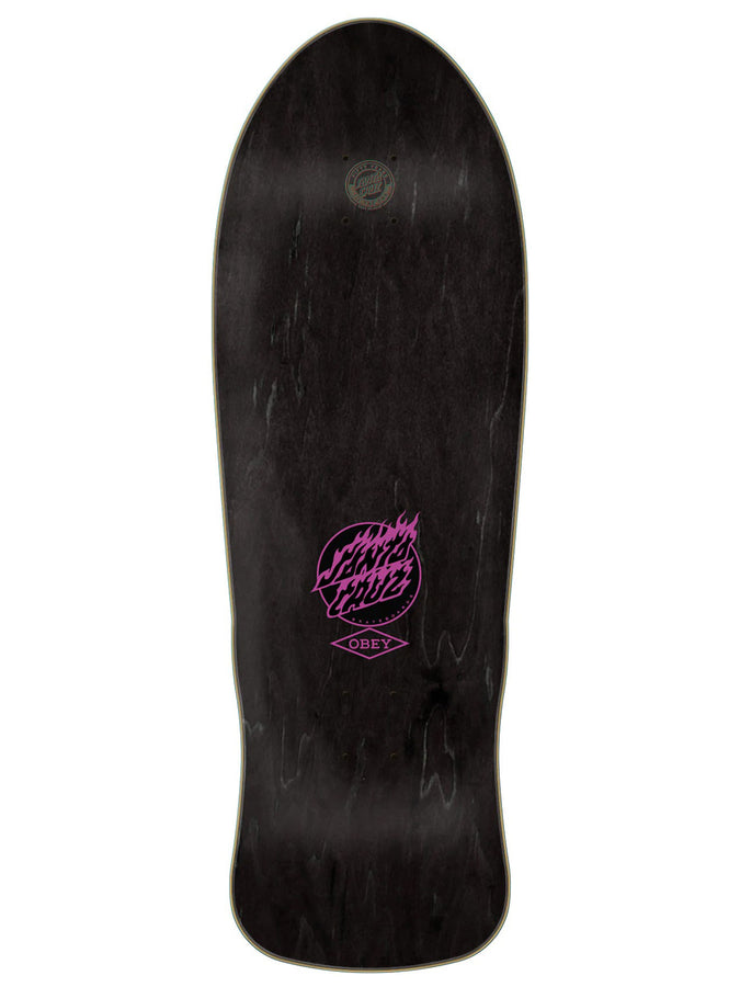 Santa Cruz OBrien Reaper Fairey 9.85 OldSchool Skateboard Deck | BLACK