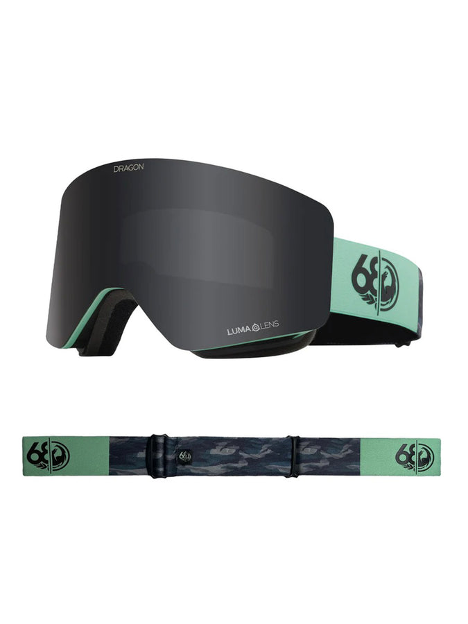 Dragon R1 OTG x 686 Snowboard Goggle 2023 | 686 COLLAB/DK SMOKE