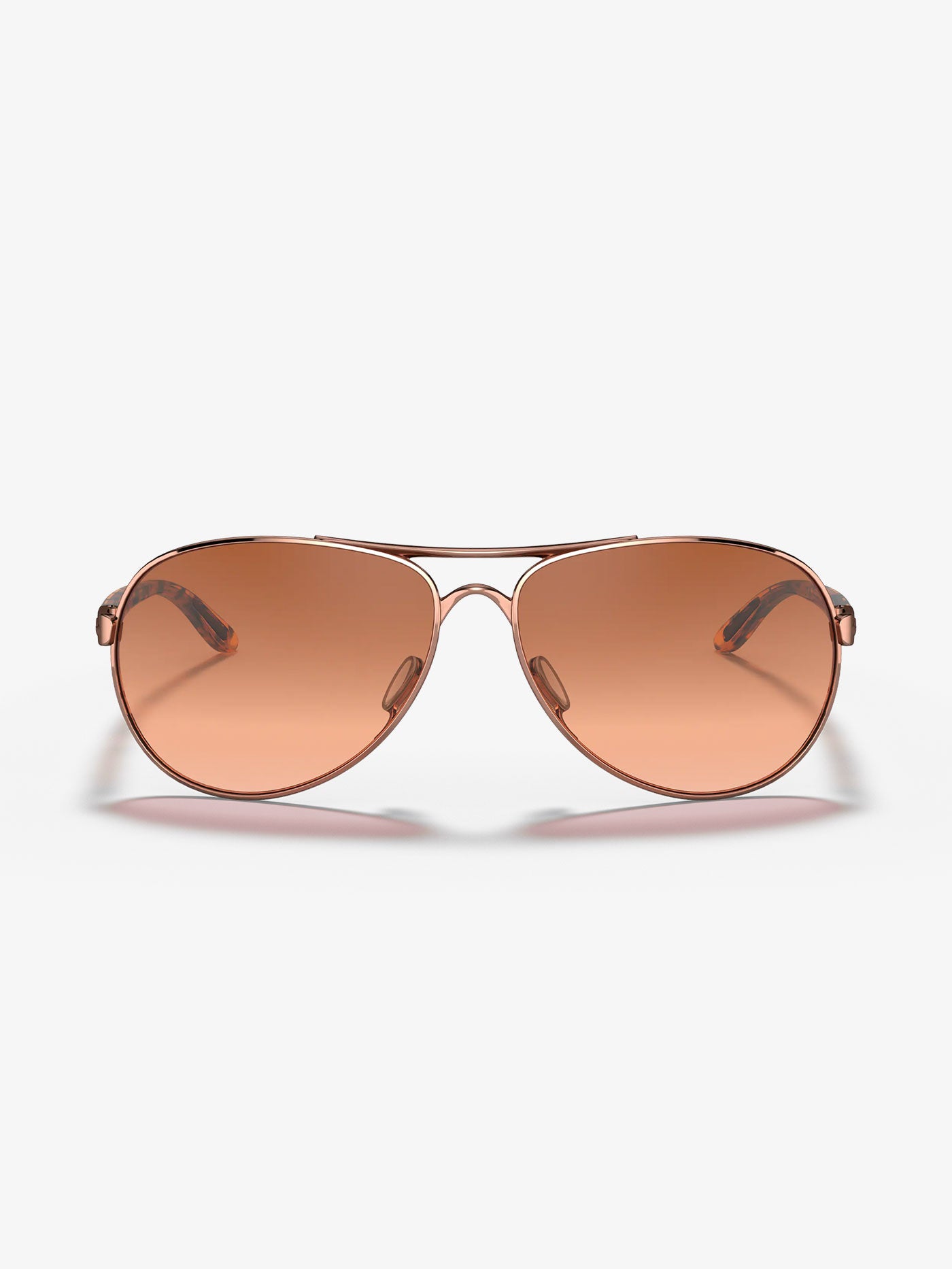 Oakley Feedback Rose Gold Brown Gradient Sunglasses