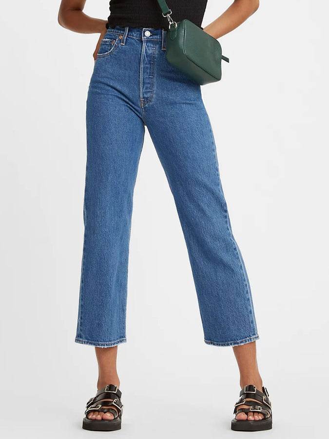 Levis Ribcage Straight Ankle Jeans | JAZZ POP (0117)