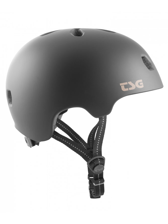 TSG Meta Solid Color Helmet | SATIN BLACK