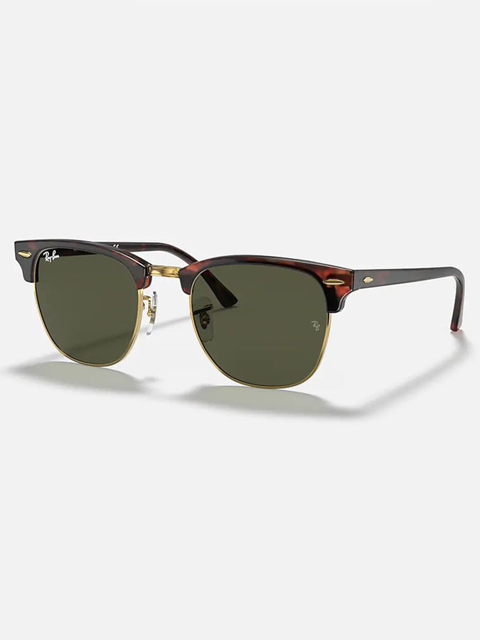 Ray-Ban Clubmaster Sunglasses | TORTOISE/GREEN CLASSIC