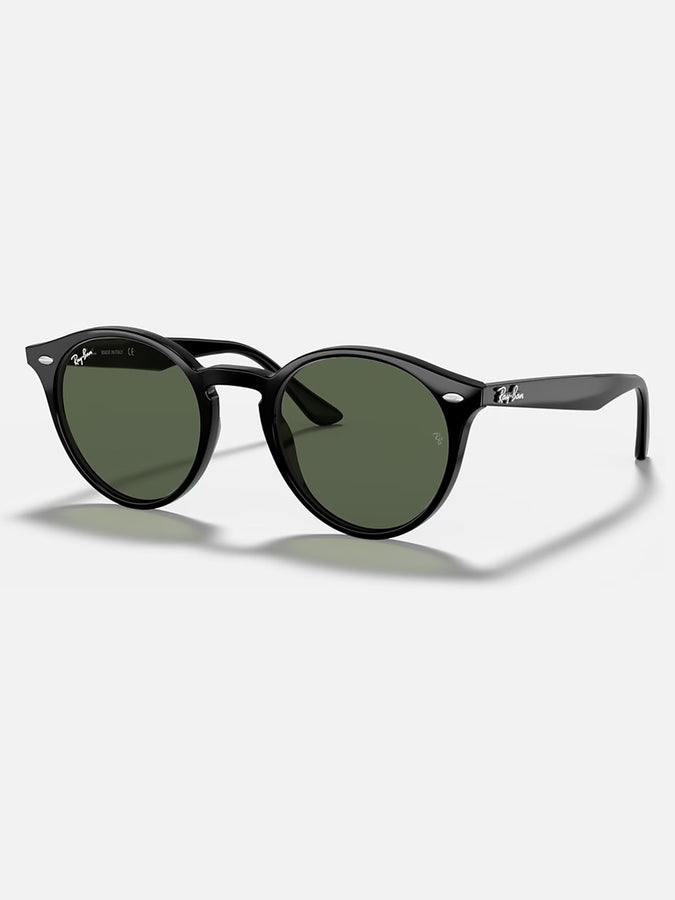 Ray-Ban 0RB2180 Black/Dark Green Sunglasses | BLACK/DARK GREEN