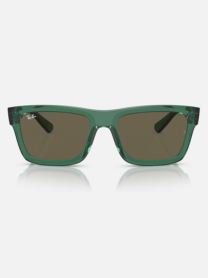 Ray-Ban Warren Trans Green/Brown Sunglasses | TRANS GREEN/BROWN
