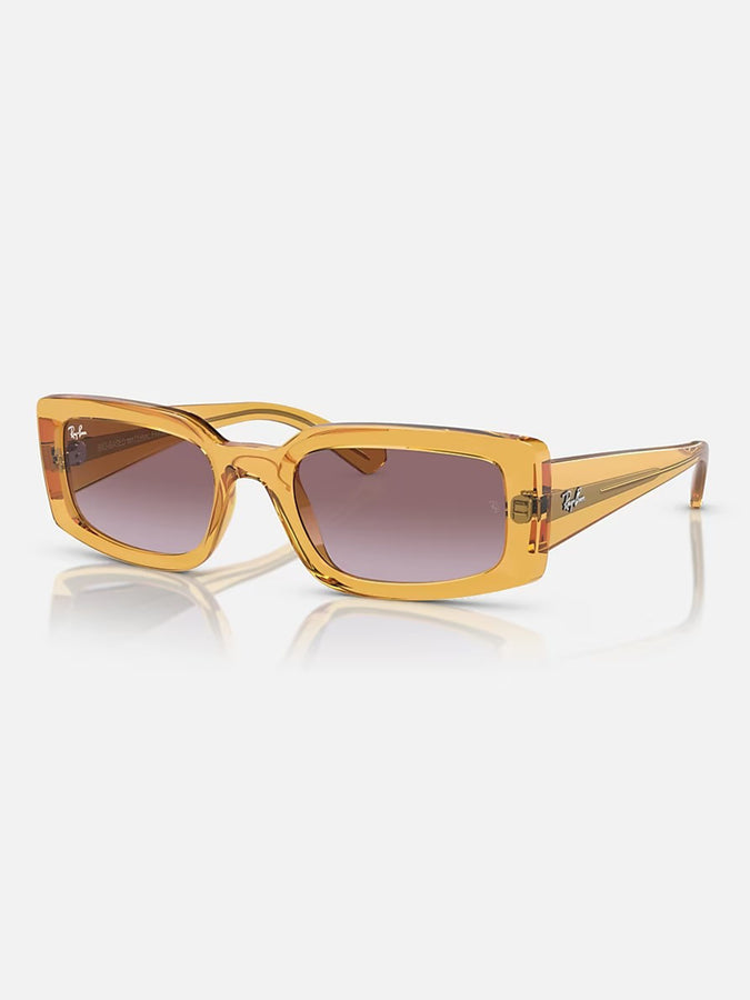 Ray-Ban Kiliane Trans Yellow/Grad Violet Sunglasses | RAY-LUN-0RB4395-66828H