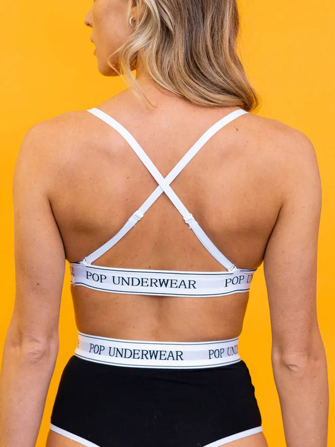 Pop Underwear Triangle Bra | NOIR