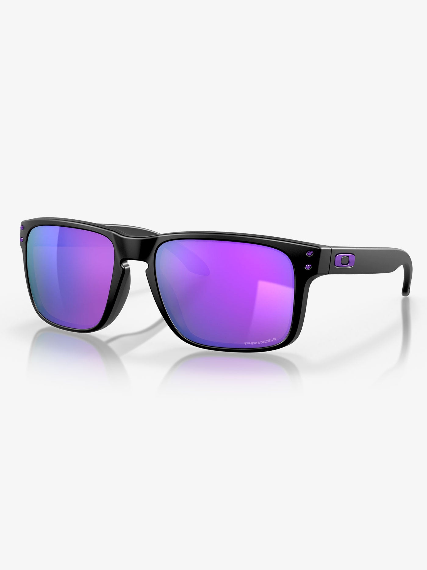 Oakley Holbrok Matte Black Prizm Violet Sunglasses